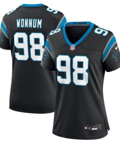 D.J. Wonnum Carolina Panthers Nike Women's  Game Jersey -  Black