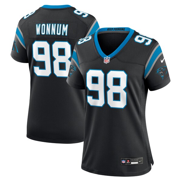 D.J. Wonnum Carolina Panthers Nike Women's Game Jersey - Black