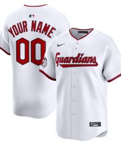 Cleveland Guardians Nike Youth Home Limited Custom Jersey - White