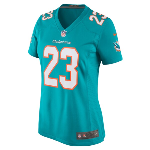 Jeff Wilson Jr. Miami Dolphins Nike Women's Game Player Jersey - Aqua - Image 2