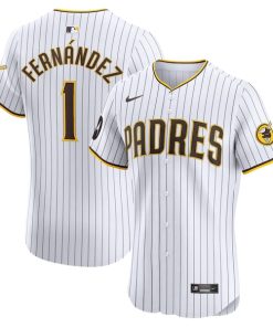 Tony Fern¨¢ndez San Diego Padres Nike Home Elite Player Jersey - White