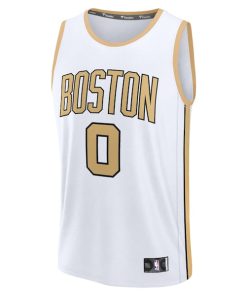 Alternative view of Jayson Tatum Boston Celtics  2025/26 City Edition Fast Break Jersey - White