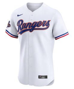 Alternative view of Josh Jung Texas Rangers Nike 2024 Gold Collection Elite Player Jersey?¨C White