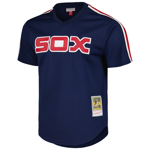 Carlton Fisk Chicago White Sox Cooperstown Collection Mesh Batting Practice Jersey - Navy - Image 3