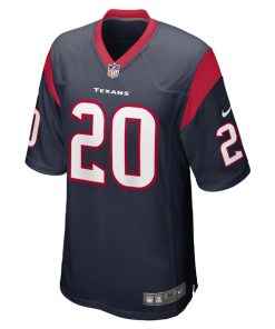 Alternative view of Ka'Dar Hollman Houston Texans Nike Team Game Jersey -  Navy