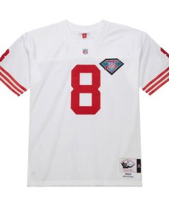 Alternative view of Steve Young San Francisco 49ers 1994  Authentic Throwback Retired Player Jersey - White
