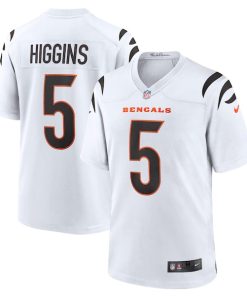 Tee Higgins Cincinnati Bengals Nike  Game Jersey - White/Orange