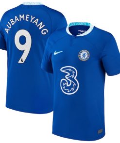 Pierre-Emerick Aubameyang Chelsea Nike 2022/23 Home Breathe Stadium Replica Player Jersey - Blue
