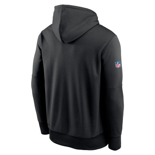 Cincinnati Bengals Nike 2024 NFL Crucial Catch Performance Fleece Pullover Hoodie - Black - Image 3
