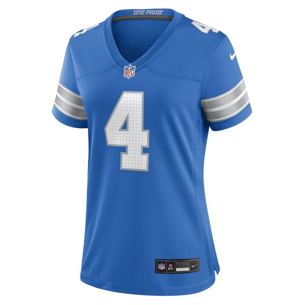 D.J. Reed Detroit Lions Nike Women's Team Game Jersey - Blue - Image 2