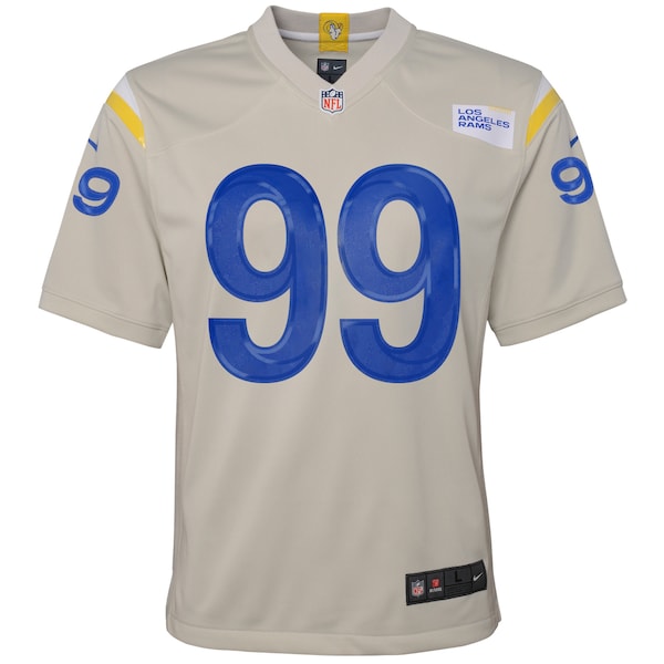 Aaron Donald Los Angeles Rams Nike Youth Game Jersey - Cream - Image 2