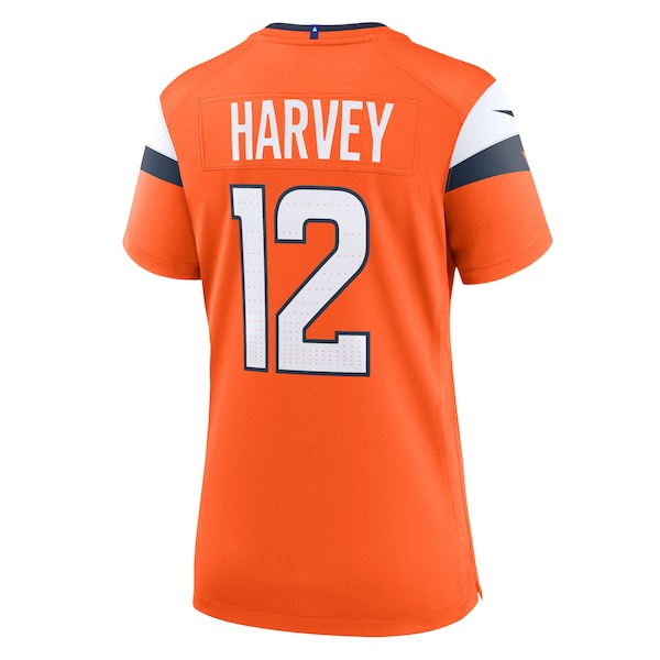 RJ Harvey Denver Broncos Nike Women's Team Game Jersey - Orange - Image 3