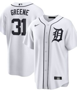 Riley Greene Detroit Tigers Nike Home Replica Jersey - White