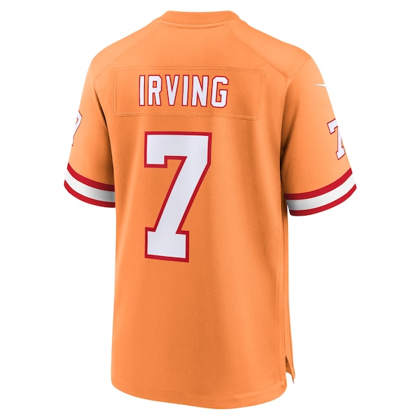 Bucky Irving Tampa Bay Buccaneers Nike Alternate Game Jersey - Orange/Red - Image 4
