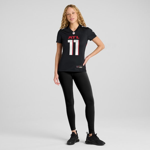Jalon Walker Atlanta Falcons Nike Women's Team Game Jersey - Black - Image 4