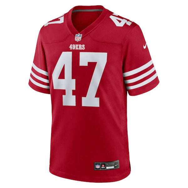 Bryce Huff San Francisco 49ers Nike Team Game Jersey - Scarlet - Image 2