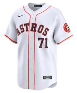 Alternative view of Josh Hader Houston Astros Nike Home Limited Player Jersey - White