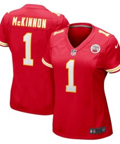Jerick McKinnon Kansas City Chiefs Nike Women's Game Player Jersey - Red