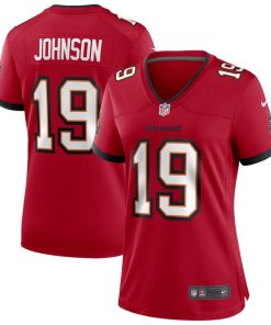 Keyshawn Johnson Tampa Bay Buccaneers Nike Women's Game Retired Player Jersey - Red