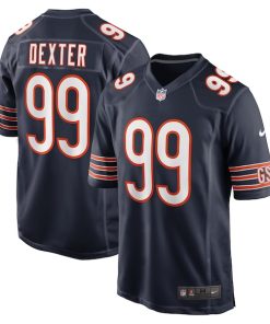Gervon Dexter Sr Chicago Bears Nike Team Game Jersey -  Navy