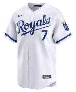 Alternative view of Bobby Witt Jr. Kansas City Royals Nike Youth Home Limited Player Jersey - White
