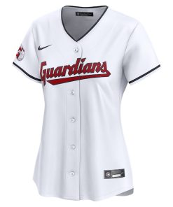 Alternative view of Cleveland Guardians Nike Women's #1 Mom Home Limited Jersey - White