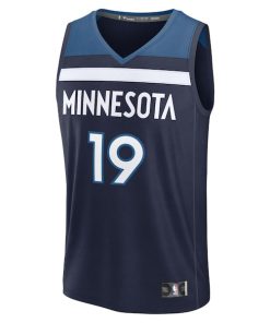 Alternative view of Joan Beringer Minnesota Timberwolves  Youth 2025 NBA Draft First Round Pick Fast Break Replica Jersey - Icon Edition - Navy