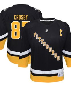 Sidney Crosby Pittsburgh Penguins Preschool 2021/22 Alternate Replica Player Jersey - Black