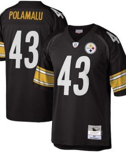 Troy Polamalu Pittsburgh Steelers Legacy Replica Jersey - Black