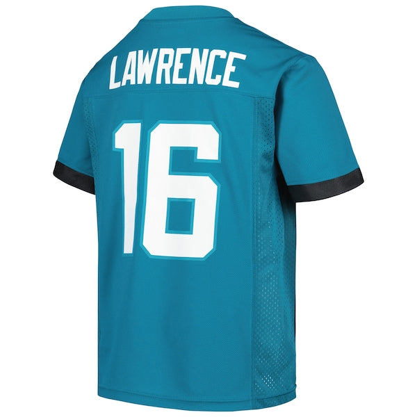 Trevor Lawrence Jacksonville Jaguars Youth Replica Player Jersey - Teal - Image 3