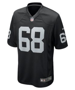 Alternative view of Andre James Las Vegas Raiders Nike Game Jersey - Black