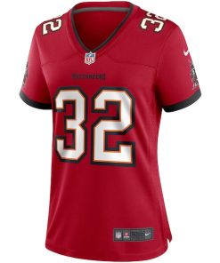 Alternative view of James Wilder Tampa Bay Buccaneers Nike Women's Game Retired Player Jersey - Red