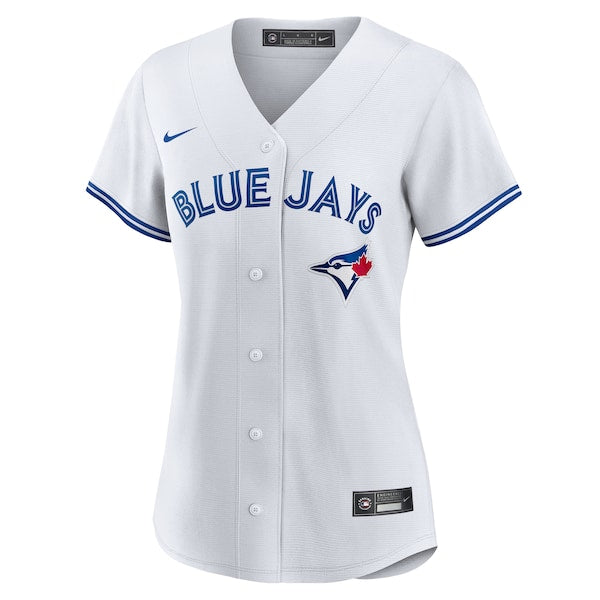 Toronto Blue Jays Nike Women's #1 Bride Home Replica Jersey - White - Image 2
