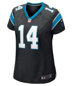 Alternative view of Sam Darnold Carolina Panthers Nike Women's Game Jersey - Black