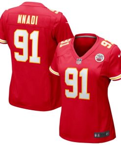 Derrick Nnadi Kansas City Chiefs Nike Women's Game Jersey - Red