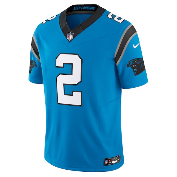 D.J. Moore Carolina Panthers Nike Vapor F.U.S.E. Limited Jersey - Blue - Image 2