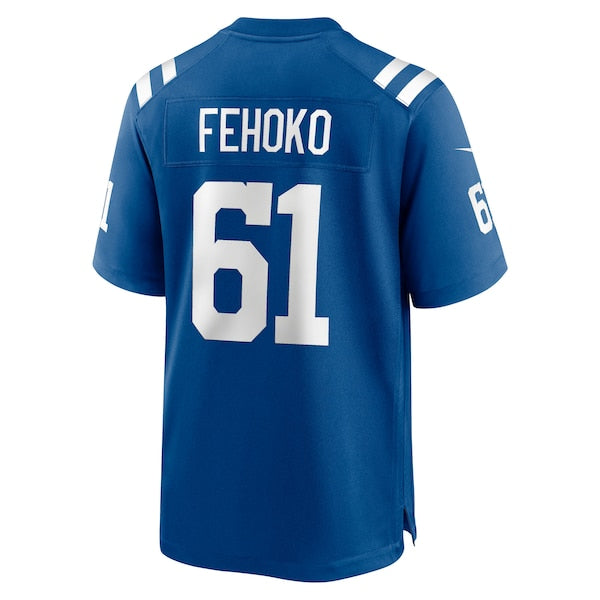 Viliami Fehoko Indianapolis Colts Nike Team Game Jersey - Royal - Image 5