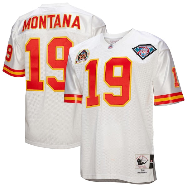 Joe Montana Kansas City Chiefs 1994 Authentic Throwback Retired Player Jersey - White