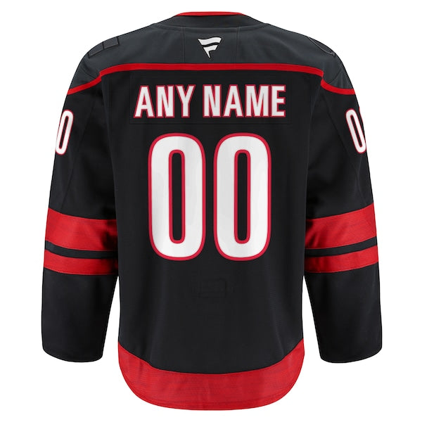 Carolina Hurricanes Home Authentic Pro Custom Jersey - Black/White - Image 6