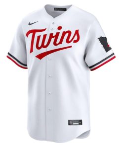 Alternative view of Minnesota Twins Nike Home Limited Jersey - White
