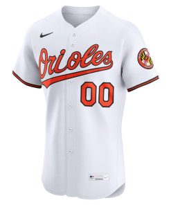 Alternative view of Baltimore Orioles Nike Home Elite Custom Jersey - White