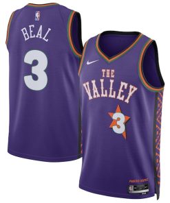 Bradley Beal Phoenix Suns Nike Unisex 2024/25 Swingman Player Jersey - City Edition - Purple