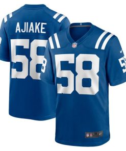 Austin Ajiake Indianapolis Colts Nike Game Jersey -  Royal