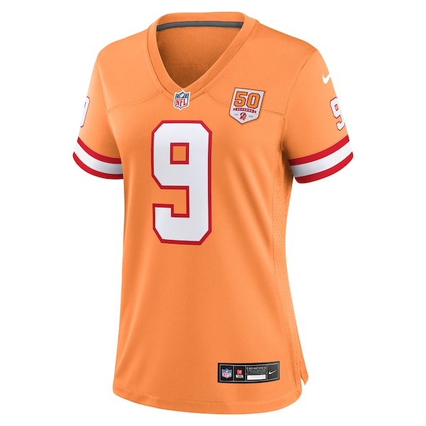 Emeka Egbuka Tampa Bay Buccaneers Nike Women's 50th Season Game Jersey - Creamsicle/White/Red - Image 3