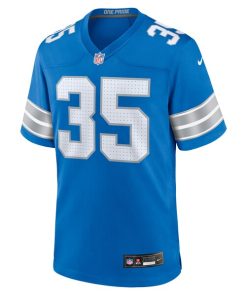 Alternative view of Chelen Garnes Detroit Lions Nike Game Jersey -  Blue