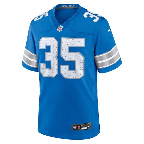 Chelen Garnes Detroit Lions Nike Game Jersey - Blue - Image 2