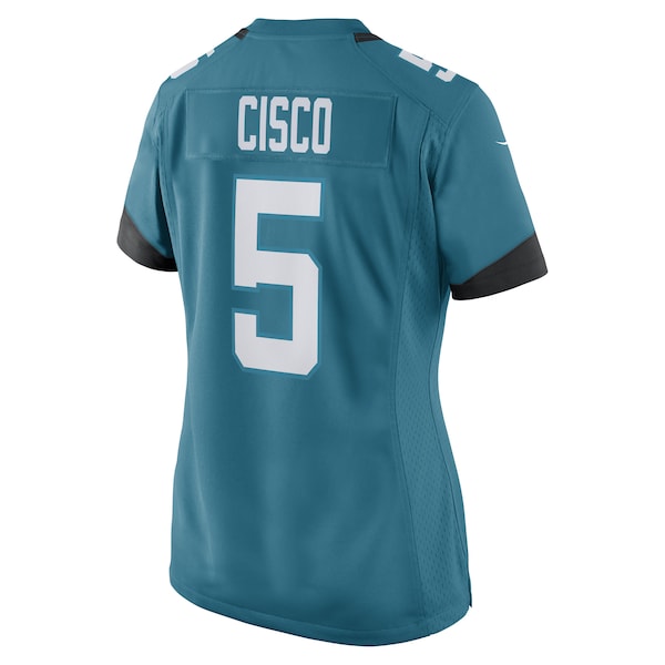 Andre Cisco Jacksonville Jaguars Nike Women's Game Player Jersey - Teal - Image 3