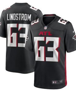 Chris Lindstrom Atlanta Falcons Nike Team Game Jersey -  Black