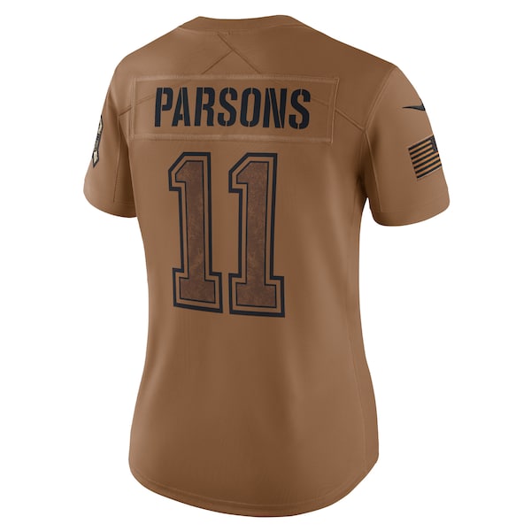 Micah Parsons Dallas Cowboys Nike Women's 2023 Salute To Service Limited Jersey - Brown - Image 3