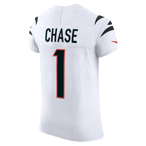 Ja'Marr Chase Cincinnati Bengals Nike Vapor F.U.S.E. Elite Jersey - White - Image 3